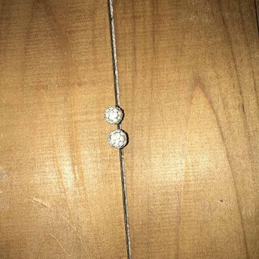 pair of stud earrings